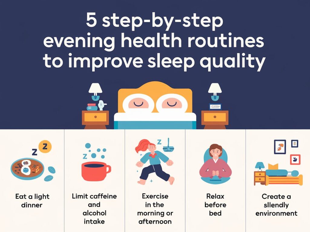 5 Step-by-Step Evening Health Routines to Improve Sleep Quality