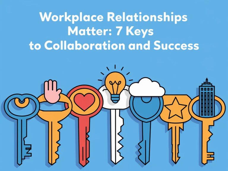 Workplace Relationships Matter 7 Keys to Collaboration and Success ,poster